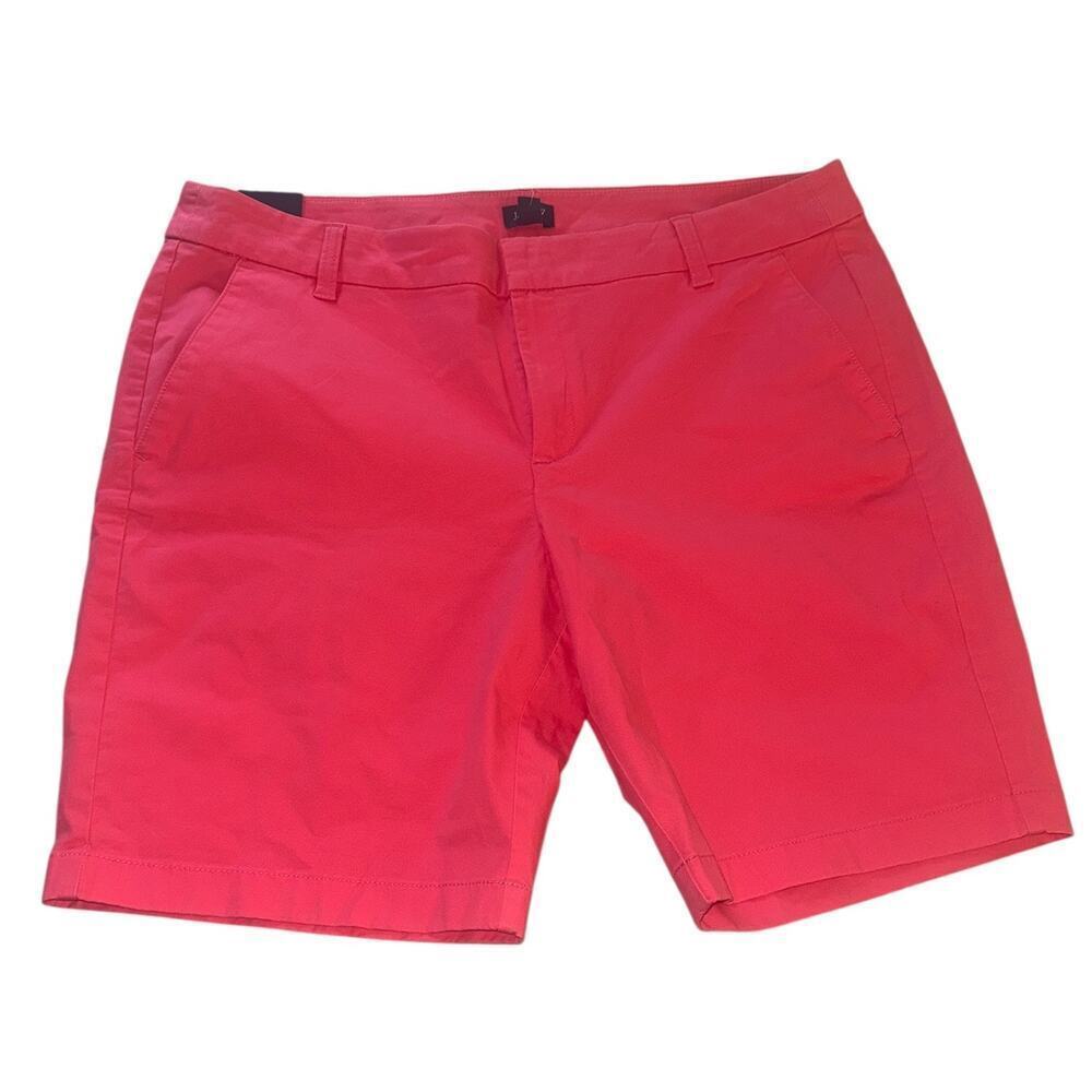 J.Crew Women’s Size 14 Pink Chino Shorts NWT Classic Summer Preppy retail $49.50